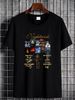 Nightwish Worldwide Music Band Fans Members Signature All Size Tee Shirt AC938 Slightly Comfortable Stylish Summer Unisex Streetwear Stretched_viptrois.com