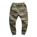 Men's Slim-Fit Cargo Jogger Pants - Stretchable Workwear Trousers With Adjustable Drawstring Waist & Tapered Cuffs_viptrois.com