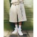 Men's Trendy Pattern Casual Shorts American Retro Washed Loose Street Style Straight Pants_viptrois.com