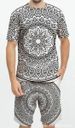 Men's Clothing Money Printed Men's Round Neck Short Sleeve Men's Suit_viptrois.com