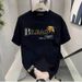 Men's Clothing Summer Short-sleeved Fashion Brand Full Print Bear Ribbon Loose Short-sleeved Couple T-shirt Trend B1DAD2122_viptrois.com
