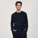 Men’s Slim-Fit Round Neck Knit Sweater – Lightweight & Stretchable, Breathable Layering Essential (M-XXXL, Black/Navy/Beige/Olive)_viptrois.com