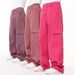 Men's Clothing | 2024 Summer New Arrivals Simple Candy Color Elastic Waist Workwear Denim Pants Trend_viptrois.com