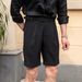 Italian Naples Trousers Men's Summer Short Suit Trousers Gurga Retro Temperament Dark Gray Shorts_viptrois.com