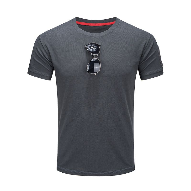 Men's Clothing Outdoor Lapel T Shirt Men's Short Sleeved Summer Quick Drying T Shirt Tactical Clothing Short Sleeved Spot Wholesale_viptrois.com