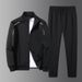 Men's Clothing Spring And Autumn Loose Two Piece Suits Dad's Spring Casual Running Sportswear_viptrois.com