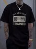 Classically Trained T-Shirt. Video Game Gamer 100% Cotton Premium Tee NEW Graphic Soft Homme Breathable Stylish Designer Clothes Slightly_viptrois.com
