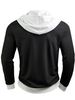 2025 European And American Autumn/winter Casual Waffle Fabric Color-blocking Hooded Zipper Long-sleeved Men's Jacket_viptrois.com
