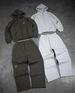 Unisex Retro Streetwear Embroidered Hoodie & Pants Set - Hip Hop Fashion, Loose Fit, Zip-Up, Long Sleeve, Casual Outfit For Men & Women_viptrois.com