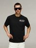 European Fashion Trendy Brand Light Luxury Men's Short Internet Celebrity Niche Hot Western Letter High-end Round Neck Half Sleeve T-shirt_viptrois.com