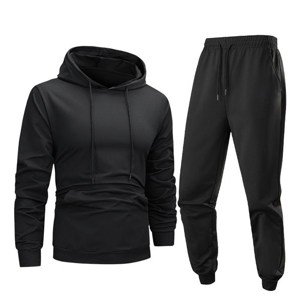 Men’s Oversized Hoodie & Sweatpants Set – Loose Fit Casual Streetwear (Black/Greyish/Bluish, S-2XL)_viptrois.com