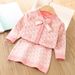 Children's clothing shipping for girls sweater set autumn and winter new fashionable bow Xiaoxiang knitted two-piece set_viptrois.com