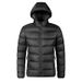 Men's Clothing Men's Lightweight Hooded Jacket, Casual Slim Fit Cotton Padded Coat, Solid Color Zip Up Winter Outerwear For Men_viptrois.com