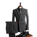 Men's Clothing Suit Double Row Men, Formal Attire Business, Leisure, Fashion, Korean Version, Slim Fit, Large Size, Banquet, Wedding, Small_viptrois.com