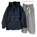Men's Clothing Hooded Jacket Suit Men Ins Trendy Work Wear Splicing Design Windbreaker Long Sleeved Top With Loose_viptrois.com