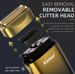 KEMEI Electric Shaver Razor Foil LCD Beard Trimmer Cordless Rechargeable KM-TX10_viptrois.com
