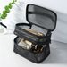 Storage Bags Mesh Cosmetic Bag Large Capacity Three Layer Toiletry Bag Double Layer Storage Bag Travel Mesh Bag Tool Storage Box Portable_viptrois.com