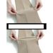 Men's Slim Fit Straight Leg Dress Pants - Casual Stretch Polyester Trousers With Drop Crotch For Business & Daily Wear_viptrois.com