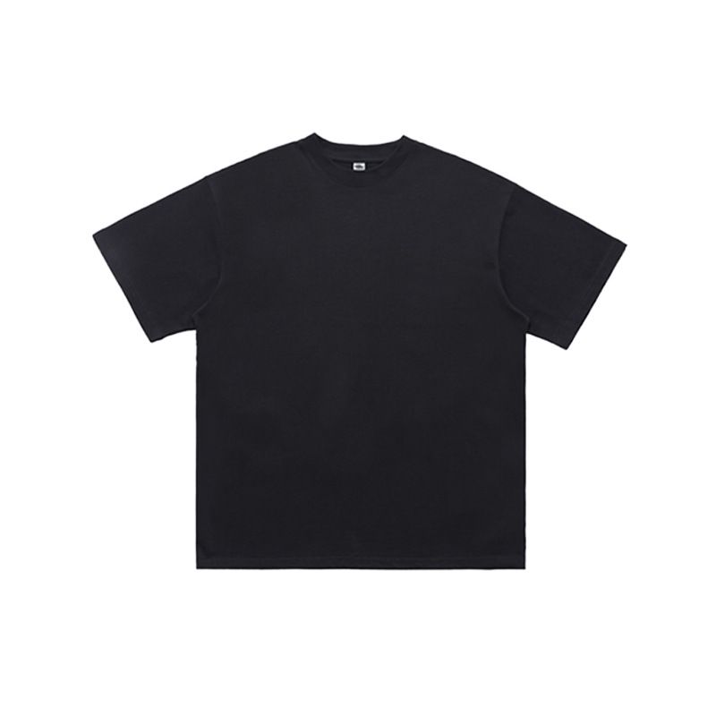 New Chinese Loose Drop Shoulder Cotton TEE Versatile Street Fashion For Men And Women Ins Style_viptrois.com