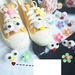 Cross Big Eyes Dotted HyunA Small Flower Shoelace Decoration Accessories Suitable For Free Removal Cute Shoelace Buckle Cartoon Decoration_viptrois.com
