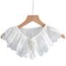 Exquisite And Elegant Crochet Lace Accessory Shawl Artistic Collar_viptrois.com