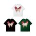 Men's Clothing New Short Sleeved High Quality T Shirt Washed And Worn T Shirt Butterfly T Shirt_viptrois.com