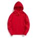 Men's Clothing retro pure cotton sweater jacket pullover solid color large size hoodie_viptrois.com