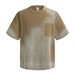 Men's & Women's 325gsm Washed Waffle Texture T-Shirt & Pants Set – Spray-Printed Vintage Distressed Hem (Streetwear Unisex Outfit)_viptrois.com