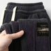 Men's Corduroy Pants Loose Fit Slimming Jogger Korean Style Casual Long Sports Autumn Trendy Bottoms_viptrois.com