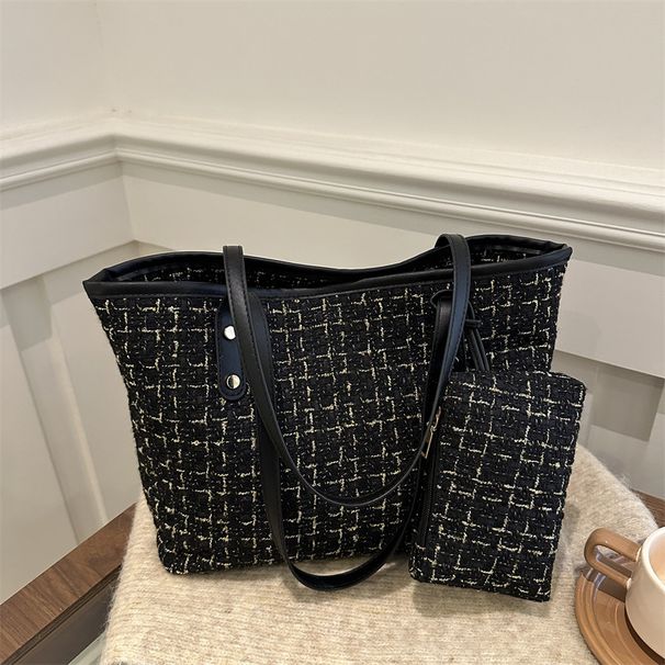 Women's Bags Popular Woolen Bags For Women New Canvas High End Niche Crossbody Bags Fashionable Handbags Bucket Bags_viptrois.com