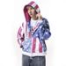 New American Flag Hoodie Printed Unisex Couple Sweatshirt Trendy Gradient_viptrois.com