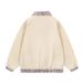 American Style Design Plaid Collar Patchwork Jacket For Men And Women, Autumn 2025 New Loose Casual Coat_viptrois.com