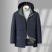 KAIDINGSEN Winter Detachable Hat New Men's Jacket Middle-aged Dad Hooded Warm Casual Cotton Coat_viptrois.com