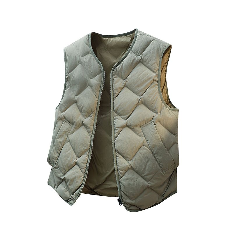 Men's Clothing Men's Wear | Workwear Outdoor Warm Workwear Vest Autumn/Winter Lightweight Down Sleeveless Casual Top/Jacket_viptrois.com