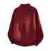 Zodiac Year Atmosphere Couple Hooded Sweater Men Winter American Oversize Solid Color Knitted Pullover_viptrois.com