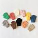 Children's gloves Winter ins Candy Color Solid color light plate gloves Warm baby gloves for boys and girls_viptrois.com