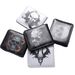Men's Wallet Wallet Bat Skull Short Wallet Retro Skull Printed Men's And Women's Zipper Coin Purse_viptrois.com