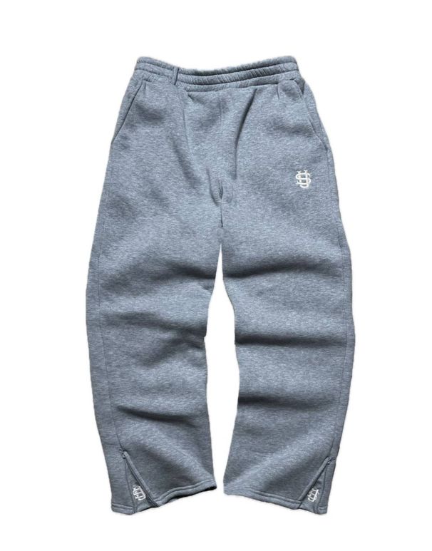 Men's Clothing 2026 Embroidered Pants With Zippered Cuffs, Available In Black, Gray, Pink, Navy Blue, Army Green, And Brown. Y2K Style._viptrois.com