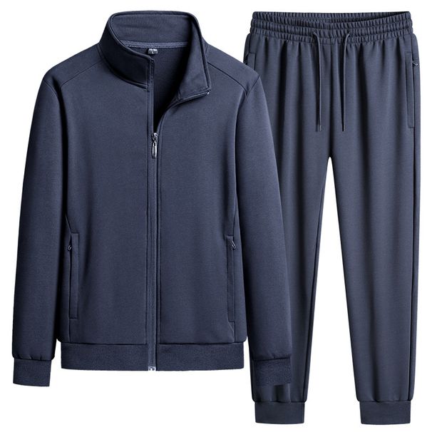 Men’s 100% Cotton Zip-Up Hoodie & Jogger Set – Casual Sportswear For Everyday Comfort (Fall-Ready Outfit)_viptrois.com
