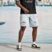Men's Clothing New Denim Shorts Korean Style Casual Ripped Jeans Men's Street Style Cool Shorts Loose Straight Large Size_viptrois.com
