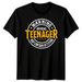 Official Teenager Warning May Contain Attitude Teen Unisex Graphic Tee Mens Top_viptrois.com