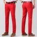 Men's Clothing Spring And Summer Thin Loose Straight Trousers Men's Elastic Business High End Long Pants Men_viptrois.com