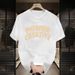 2025 Summer Loose Men And Women Pullover 100% Cotton Short Sleeve T-shirt_viptrois.com