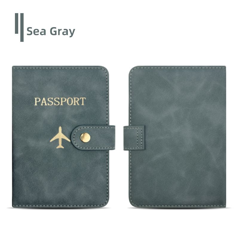 Passport Covers Multi Card Slot Passport Protection Leather Passport Holder PU Leather Edging Document Storage Function Small Bag Passport Bag_viptrois.com