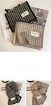 New Classic Houndstooth Double-sided Scarf For Women In Autumn And Winter Warm And Fashionable Knitted Scarf_viptrois.com