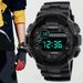 HONHX Men's Sports Waterproof Multifunction LED Electronic Watch_viptrois.com