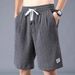 Men's Clothing Men's Ice Silk Shorts Thin Sports Pleated Shorts Loose Straight Fashion Casual Pants Beach Pants_viptrois.com