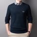 Nordmann Hot-Selling Fleece-Lined Thickened Two-Piece Knitted Sweater For Men Winter Business Casual Warm Skin-Friendly Top_viptrois.com