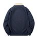 Men's Aviator Jacket Winter Coat With Fleece Lining, Shearling Collar Workwear Style Cotton Bomber Jacket For Casual Outwear (Khaki, Navy, Army Green)_viptrois.com