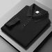 High-quality Imitation Cotton Solid Color Long-sleeve Polo Shirt, Spring And Autumn Fashion Business Casual Turn-down_viptrois.com